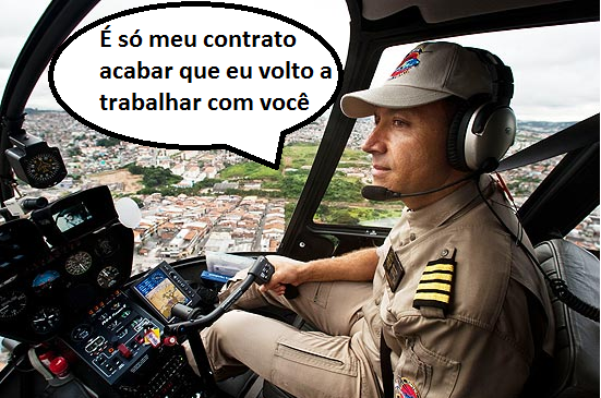 Comandante Hamilton levando o Datena até o Palácio do Jaburu