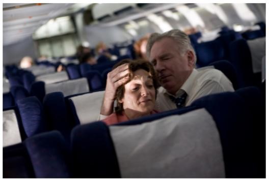 Os passageiros da Azul sendo amedrontados pelos terroristas bascos