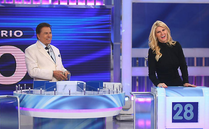 Programa Silvio Santos marca baixa audiência e fica em terceiro