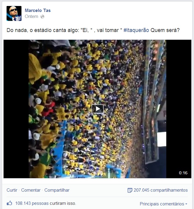 Facebook de Marcelo Tas