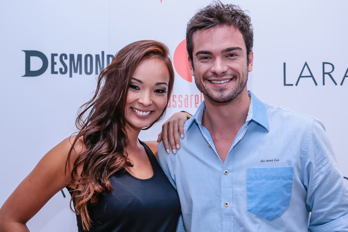 Carol Nakamura e Sidney Sampaio se conheceram durante a Dança dos Famosos (Reprodução: Internet)