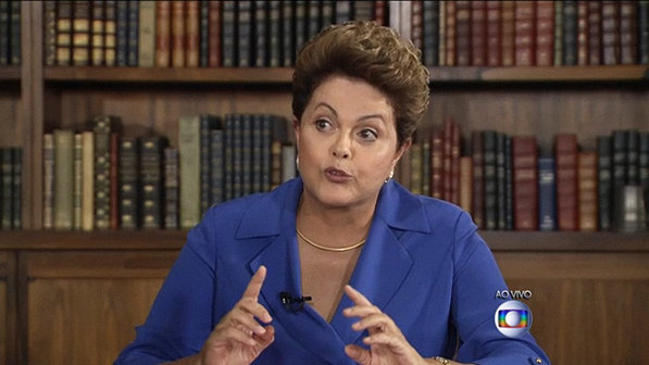 Em entrevista à Rede Globo, Dilma Rousseff usa dados falsos e é desmentida por jornalistas