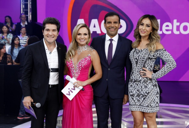 Eliana, Daniel e Sabrina Sato foram umas das estrelas da atração.