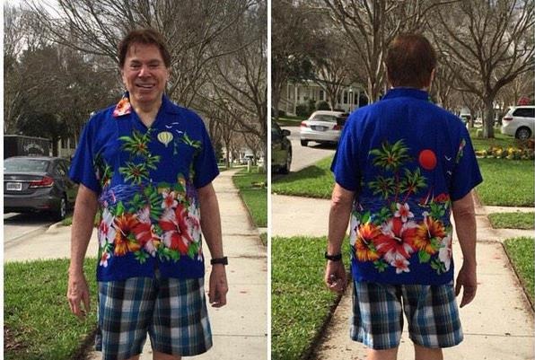 Patrícia Abravanel mostra look colorido de Silvio Santos e comenta: “Ninguém merece”