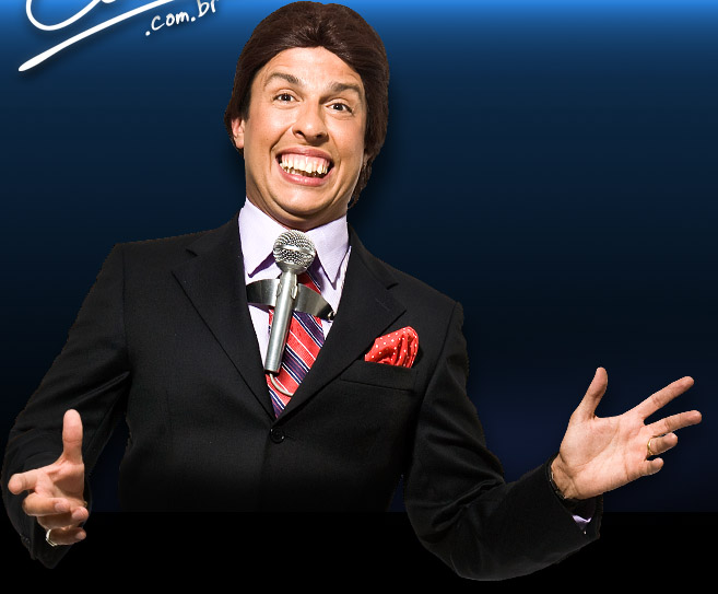 Ceará imitando Silvio Santos no "Pânico".