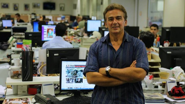 Hugo Esteves, de 53 anos, experiente âncora de bancada de telejornal que, por 30 anos, comandou um dos mais importantes noticiários de Recife