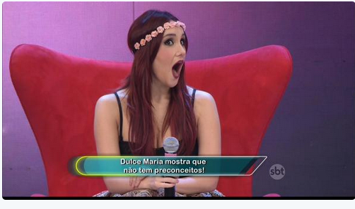 Dulce Maria esclarece boatos sobre gravidez no “Programa Raul Gil” deste sábado