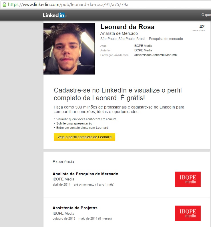 Reprodução/LinkedIn