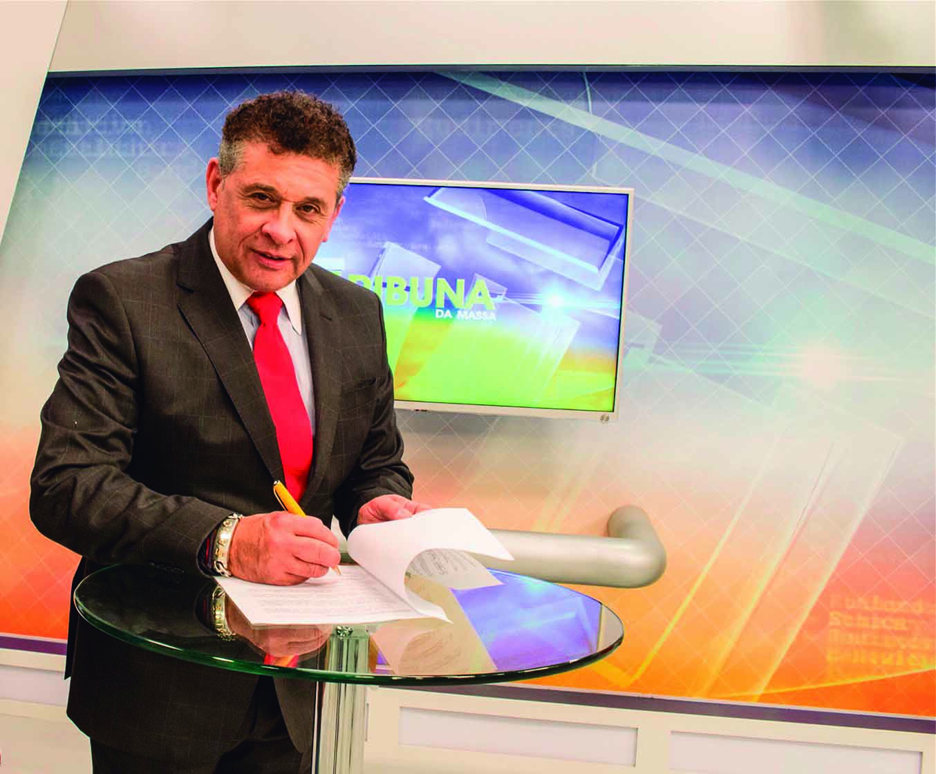 Apresentador Tribuna da Massa 1ª edição - Galo