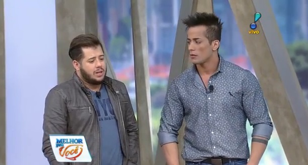 Hugo e Tiago participaram do "Melhor Pra Você (Foto: Reprodução/RedeTV!)