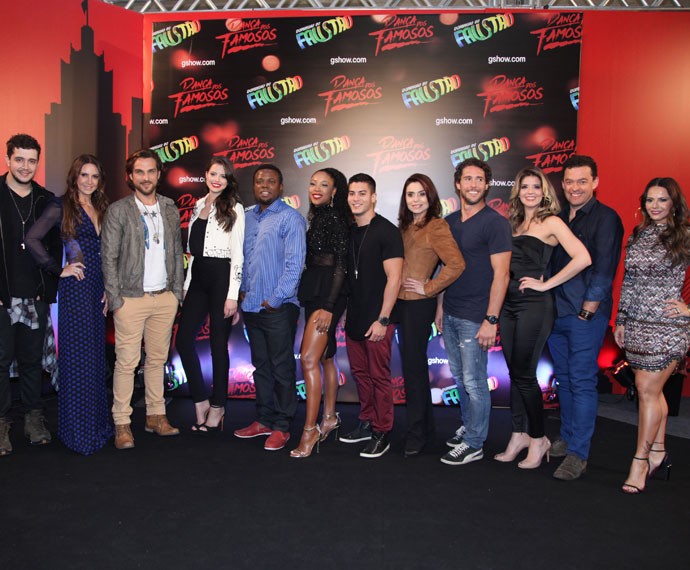 Os participantes da temporada 2015 da "Dança dos Famosos". Foto: Fabiano Battaglin/Gshow