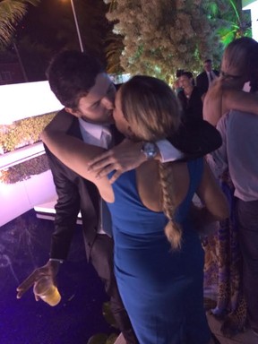 Guilherme e Susana Vieira em casamento de amigos (Foto: Reprodução/Instagram)