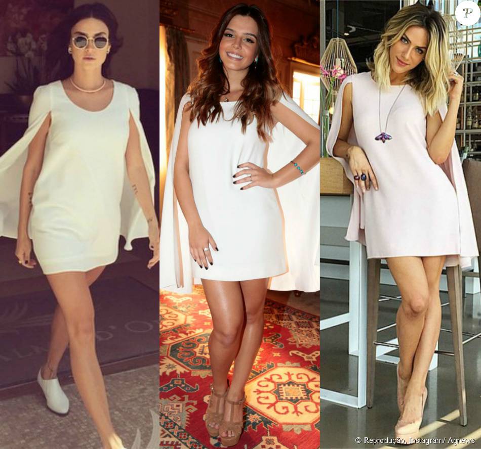 Giovanna Lancellotti, Thaila Ayala e Giovanna Ewbank usam o mesmo vestido