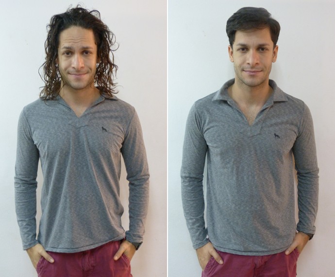 Rainer Cadete já está de novo visual. Foto: Reprodução