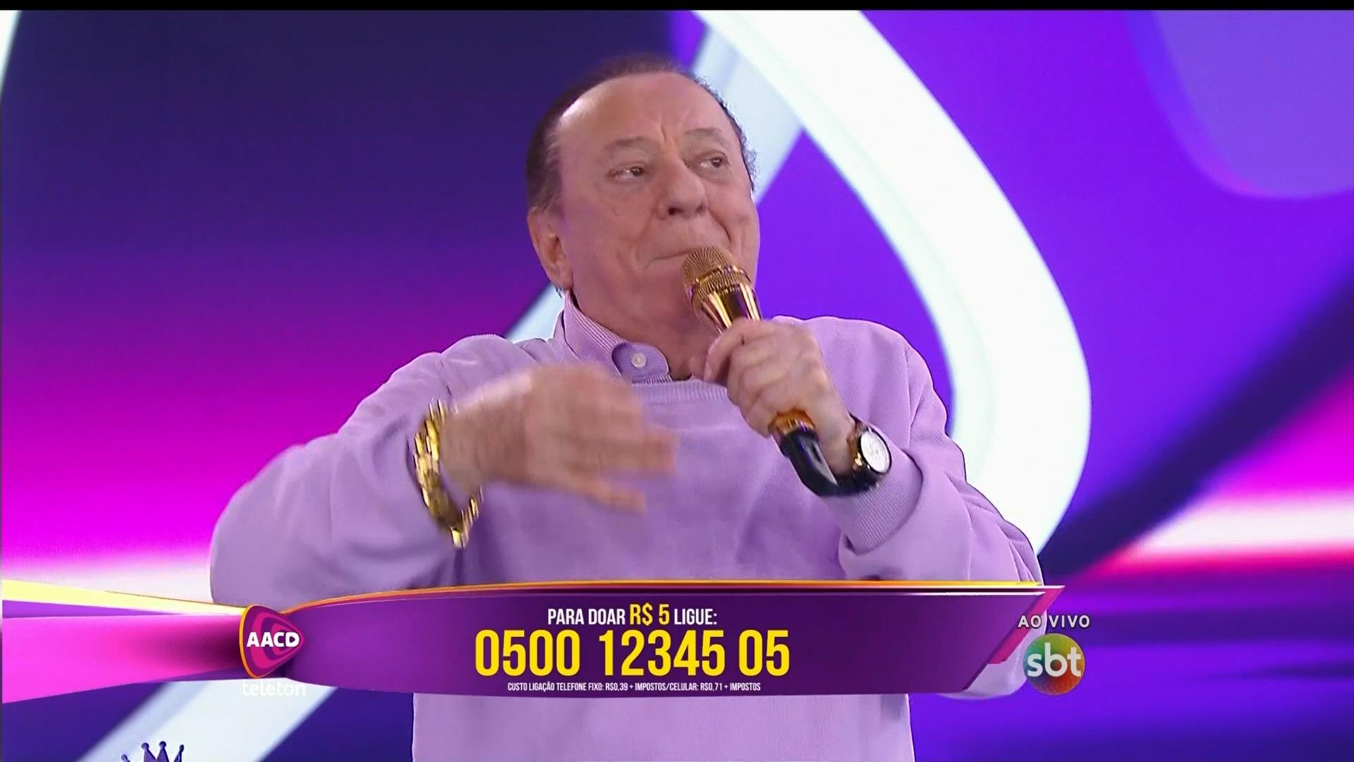 Teleton: Raul Gil manda recado aos denunciados da Lava-Jato: “Devolva o dinheiro e ajude”