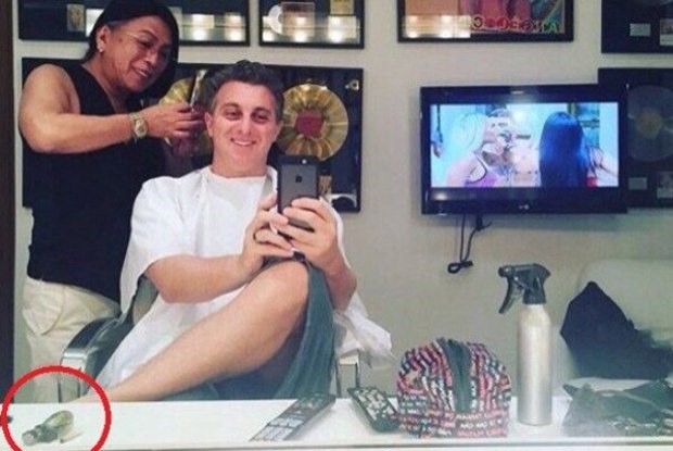Luciano Huck posta foto com cigarro suspeito e se arrepende