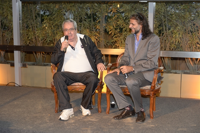 Benedito Ruy Barbosa e Luiz Fernando Carvalho. Foto: Globo/Renato Rocha Miranda