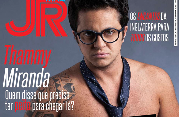 Thammy Miranda exibe pelos no peito em fotos para revista; veja