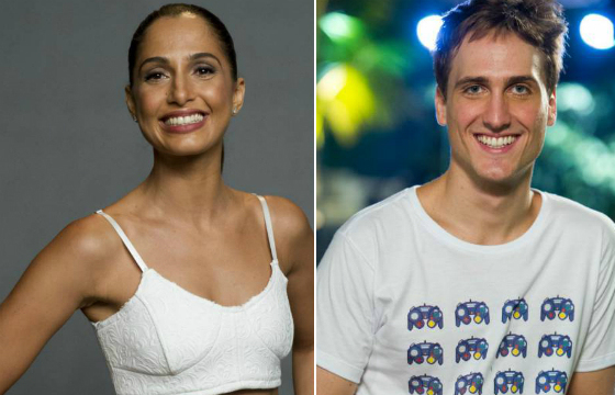 Camila Pitanga e Igor Angelkorte voltam a trocar beijos em evento, diz colunista