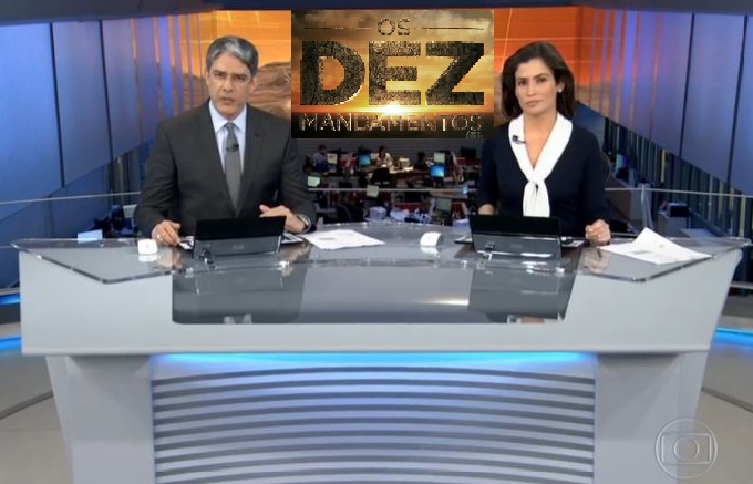 Coluna: “Os Dez Mandamentos” beneficia “Jornal Nacional”