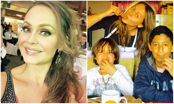 À esquerda, Gaby maquiada e, à direita, na foto recente (Foto: Reprodução/Instagram)