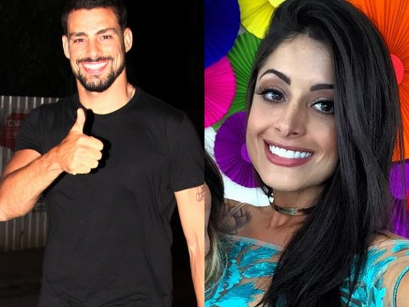 Cauã Reymond e Aline Riscado estão vivendo affair há dois meses