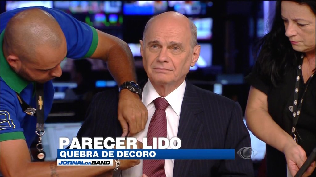 "Jornal da Band" tem falha na escalada do jornal. Foto: Reprodução/@RenatoJG