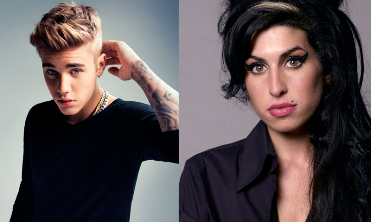 Justin Bieber acha que se comunica com Amy Winehouse por sonhos