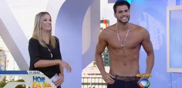 Eliminado da Fazenda, Marcelo Bimbi diz Ao Vivo no “Hoje em Dia” que Ticiane Pinheiro precisa ir para a escola
