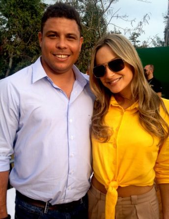 Ronaldo vai ajudar a cantora Claudia Leitte a vender seus shows. Foto: Reprodução