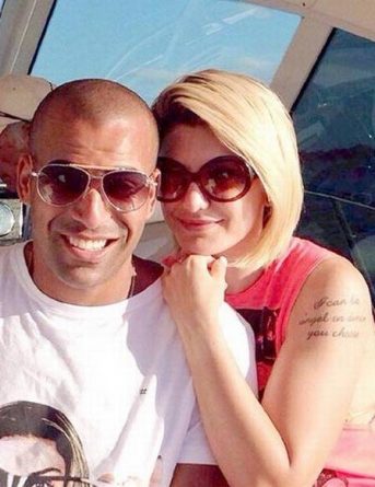 Sheik e Antônia quando ainda eram namorados. Foto: Reprodução