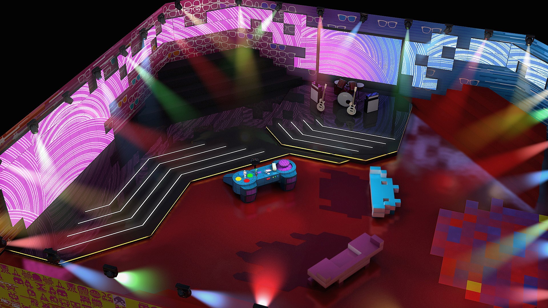 Outra imagem do novo cenário. Foto: Divulgação/Band