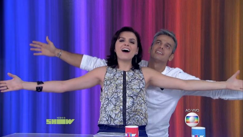 Otaviano Costa implica com Monica Iozzi sobre a paquera com Klebber Toledo no “Vídeo Show”