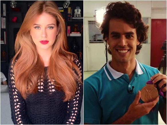 No “Domingão”, Xandinho Negrão se declara para Marina Ruy Barbosa: “agora estamos amarrados”