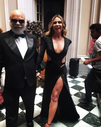 Giovanna Antonelli exibe pernas em bastidores de “A Regra do Jogo”