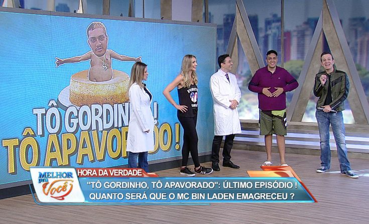 MC Bin Laden perde 14 kg com ajuda do programa “Melhor pra Você”