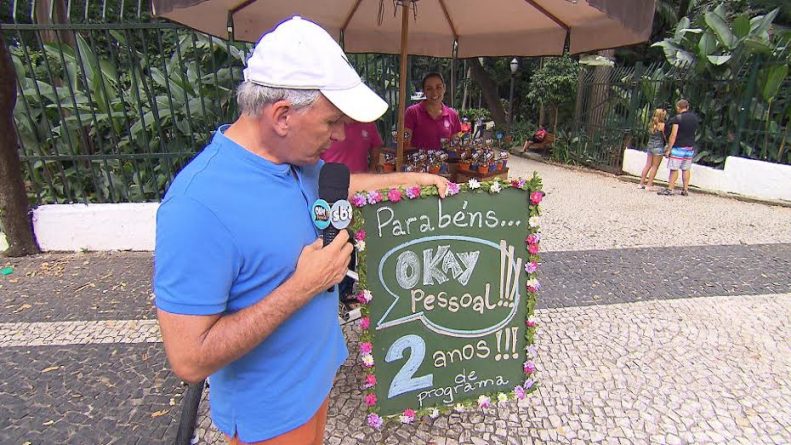Otávio Mesquita comemora 2 anos do Okay Pessoal no SBT