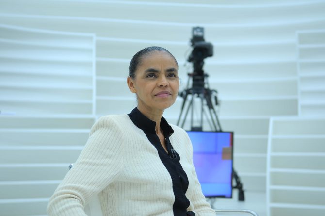 Marina Silva fala sobre a crise política no “Roda Viva” da TV Cultura