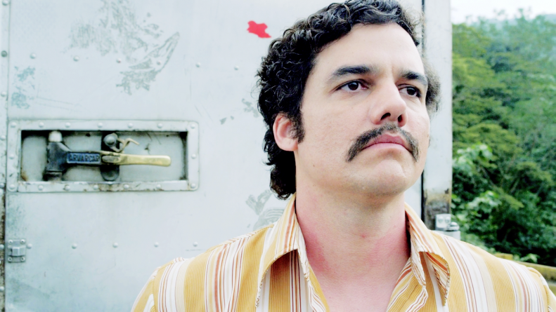 (Foto: Wagner Moura no papel de Pablo Escobar)