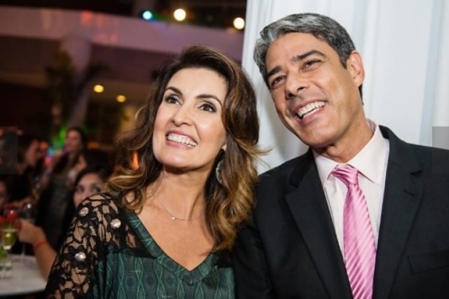 Fátima Bernardes e William Bonner passam o Natal juntos