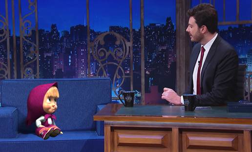Danilo Gentili entrevista Masha no “The Noite” desta sexta-feira (9)
