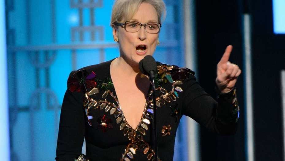 Meryl Streep detona Donald Trump durante discurso e recebe aplausos no “Golden Globe”