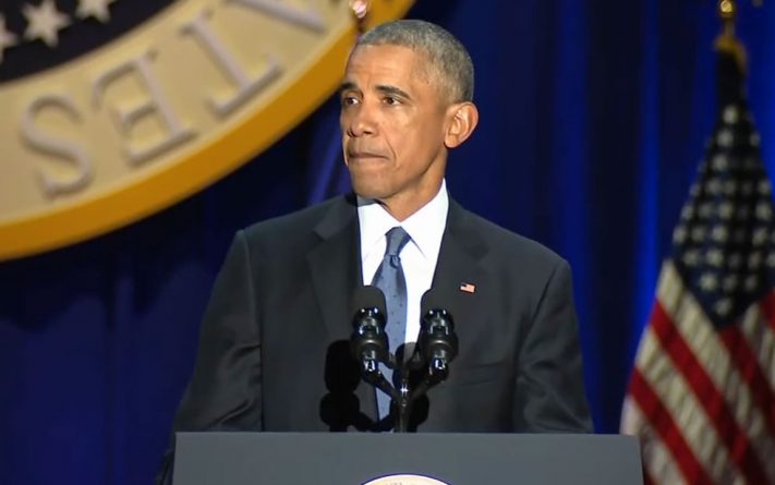 Michelle Obama se declara a Barack Obama após último discurso