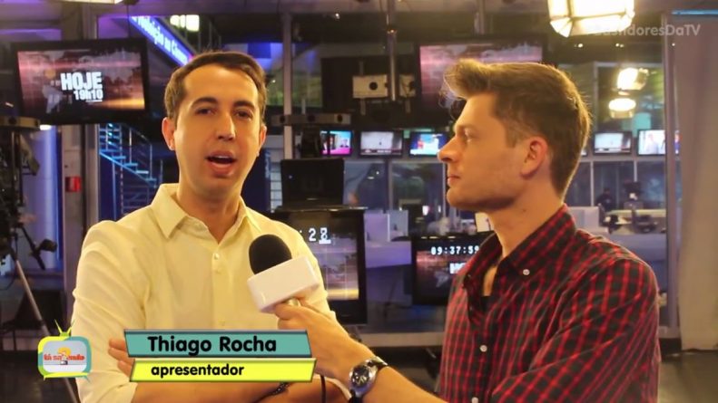 Bastidores da TV entrevista o apresentador Thiago Rocha, da RedeTV!