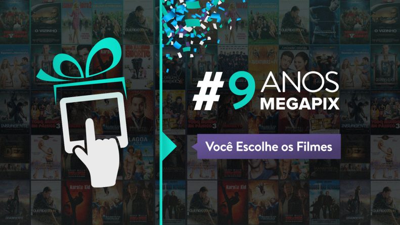 Megapix terá programação de aniversário montada com sugestões de redes sociais