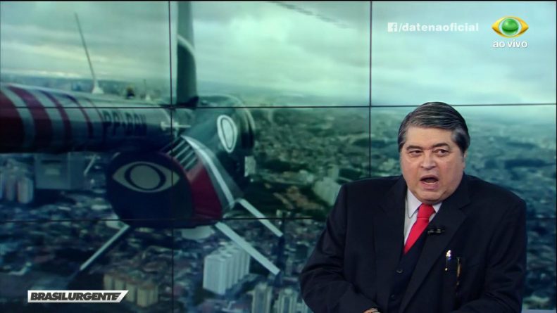 Ao vivo, José Luiz Datena afirma ser alcoólatra