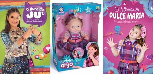 SBT lança linha de bonecas bebês e livros da novela “Carinha de Anjo”