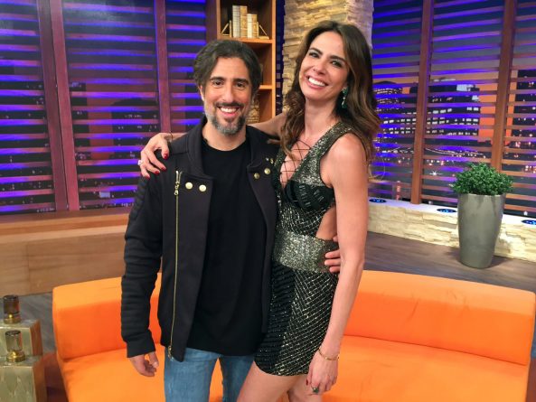 Luciana Gimenez recebe Marcos Mion na estreia do novo cenário do “By Night”