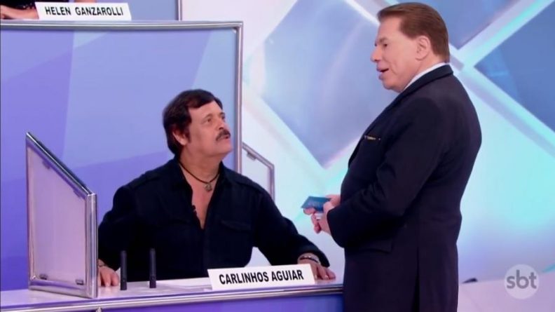 Silvio Santos ignora Carlinhos Aguiar no salão do Jassa