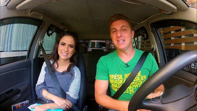 Luciano Huck quer ser entrevistado por Tatá Werneck